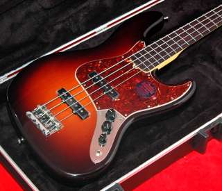 New USA Fender American Std J Bass® Fretless, Sunburst  