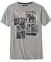 NEW DKNY Jeans T Shirt, Cities Never Stop Tee