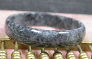 Black 100% Natural A JADE Jadeite Bangle Bracelet 53 mm 631928  