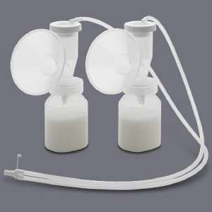   HOLLISTER BREAST PUMP DUAL HYGIENIKIT BPAFREE fits Medela pumps too