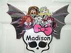 Monster High Party Happy Birthday and/or Room Door Tag Decoration