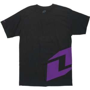   Mens Short Sleeve Racewear Shirt   Black/Purple / Large Automotive