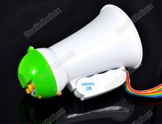 Mini Megaphone Microphone Bullhorn Loud Speaker +Music  