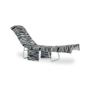 Terry Towel Lounge Cover   Zebra 
