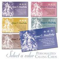 Personalized Custom Business Calling Cards toile motif  