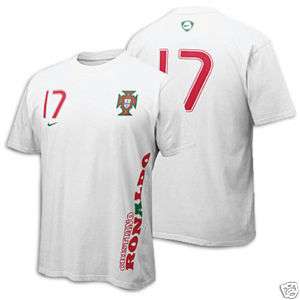 RONALDO Nike PORTUGAL Euro 2008 Shirt SOCCER NEW LRG  