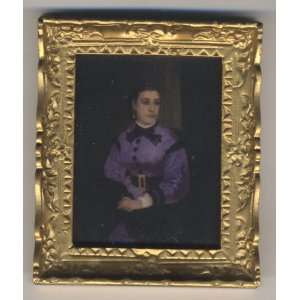  Dollhouse Artwork Framed Print of a Victorian Painting 