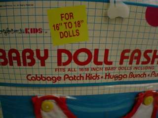 DOLL CLOTHES CABBAGE PATCH KIDS 16 18 DOLL new vintage  