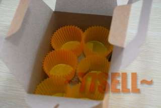 10 cake bags biscuits muffin boxes for Party kraft paper 14cm  