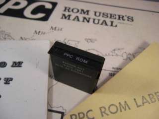   ROM and manual for HP Hewlett Packard 41c 41cv 41cx Calculator  