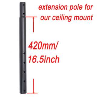 16.5 inch Adjustable Extension Pole for Ceiling TV Mount Bracket BV5 