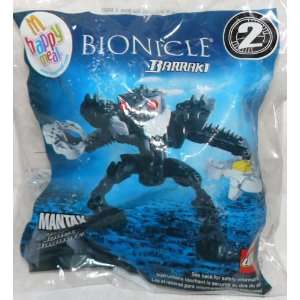 LEGO Bionicle Barraki Mantax Toy McDonalds Happy Meal Toy 