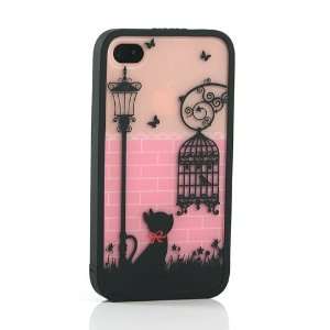  Pink / Bird cage Pattern Hard Protective Case Cover for 