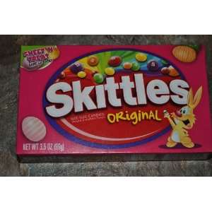 Skittles Original Bite Size Candy 3.5 Ounce Easter Packaging Box