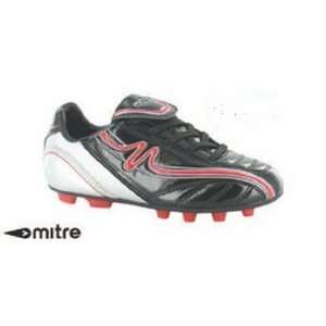 Mitre Valhalla II YOUTH (kids) MS5327 Black/Red Soccer Cleats   Size 