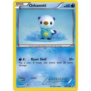  Pokemon Black & White Single Card Oshawott #28 Common 