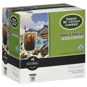Keurig Green Mountain Coffee K cups, Iced Coffee, Light Roast, French 