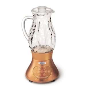    Copper Blender with Clear Etched Pattern Pitcher