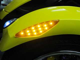 Brightsides Amber LED Reflector For Can Am Spyder  