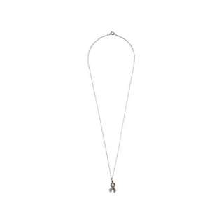 Sterling Silver Crystal Ribbon Pendant Necklace.Opens in a new window