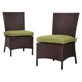  Piece Wicker Patio Armless Dining Chair Set.Opens in a new window