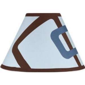    Blue and Brown Geo Collection Lamp Shade by JoJo Designs Blue Baby