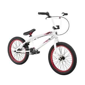 Kink Kicker 2013 BMX Bike (White/Red, 18 Inch)  Sports 