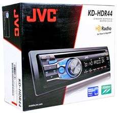 JVC KD HDR44 HD Radio Receiver In Dash Car Stereo CD  Player 
