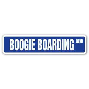 BOOGIE BOARDING Street Sign surf surfer watersports