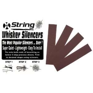  BROWN COLOR   ARCHERY BOWSTRING WHISKER STRING SILENCERS 2 