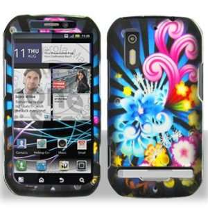  Motorola MB855 Photon 4G Electrify Neon Floral Case Cover 