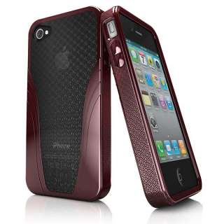 iSkin Solo VU Case for Apple iPhone 4S, 4   Burgundy Red   UNSLVU4 RD 