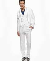 INC International Concepts Suit, Lenny Linen Three Piece Suit