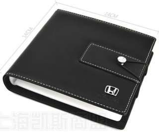 Deluxe leather Honda CD DVD Holder Storage Wallet New Case Bag Miyo 