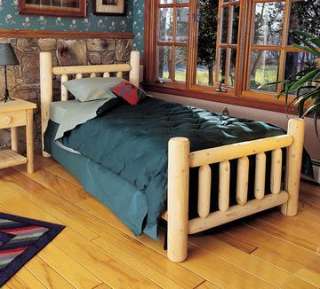 NEW RUSTIC CEDAR LOG STYLE DOUBLE FULL SIZE BED BEDROOM FURNITURE 