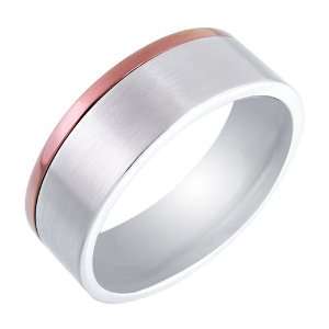    Mens Stainless Steel with Brown Plating Ring, Size 12 Jewelry
