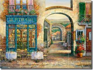 Ching French Cafe Art Decor Kitchen Ceramic Tile Mural  