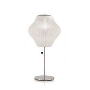   Nelson Pear Bubble Lamp on Lotus Table Base   Small