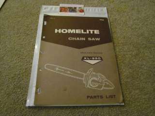   XL 850 Solid State Chainsaw Illustrated Parts List (IPL) 24315  