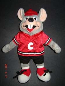 ChuCK E CHeeSE RaT MouSE PLuSH ToY aDVeRTiSiNG FooD NEW  