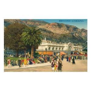  Le Cafe de Paris in Monte Carlo Premium Poster Print 