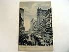 Downtown View STATE STREET CHICAGO ILLINOIS c1910 Postcard Trolley 