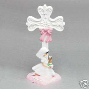  COMMUNION CAKE GIRL TOPPER CENTERPIECE