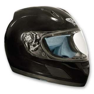 Vega Altura Full Face Motorcycle Street Bike Helmet Flat Black and 