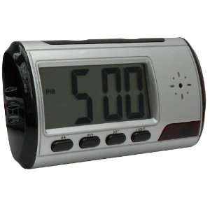  Portable Alarm Clock Hidden Spy Camera