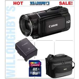 Canon VIXIA HF M41 32GB Internal Dual Flash Memory Camcorder + Spare 
