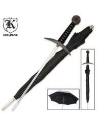 Medieval Warrior Umbrella Sword Cane