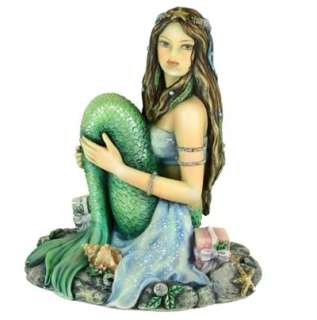 the sea mermaid figurine by christine bowman height 5 inches