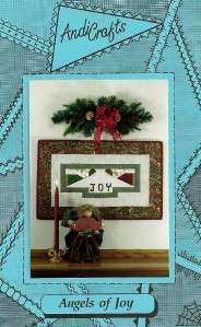 ANGELS JOY Pattern Paper Pieced Christmas Wallhanging  