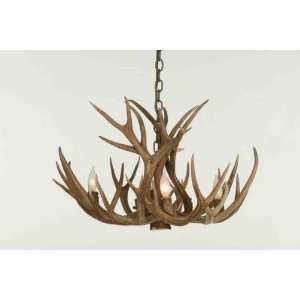  Real Antler Chandelier   Small